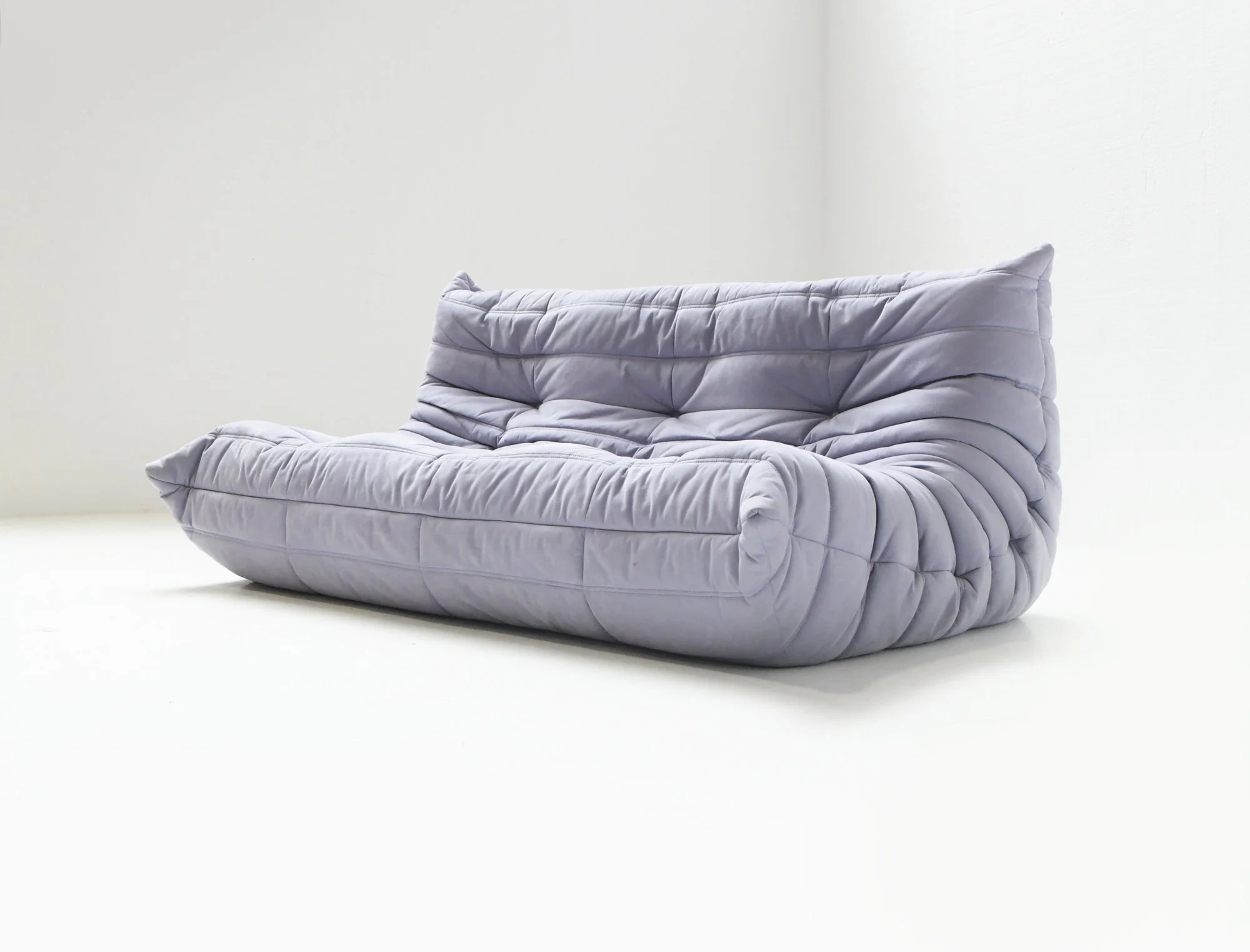 Togo in original lavender / grey alcantara - Michel Ducaroy Ligne